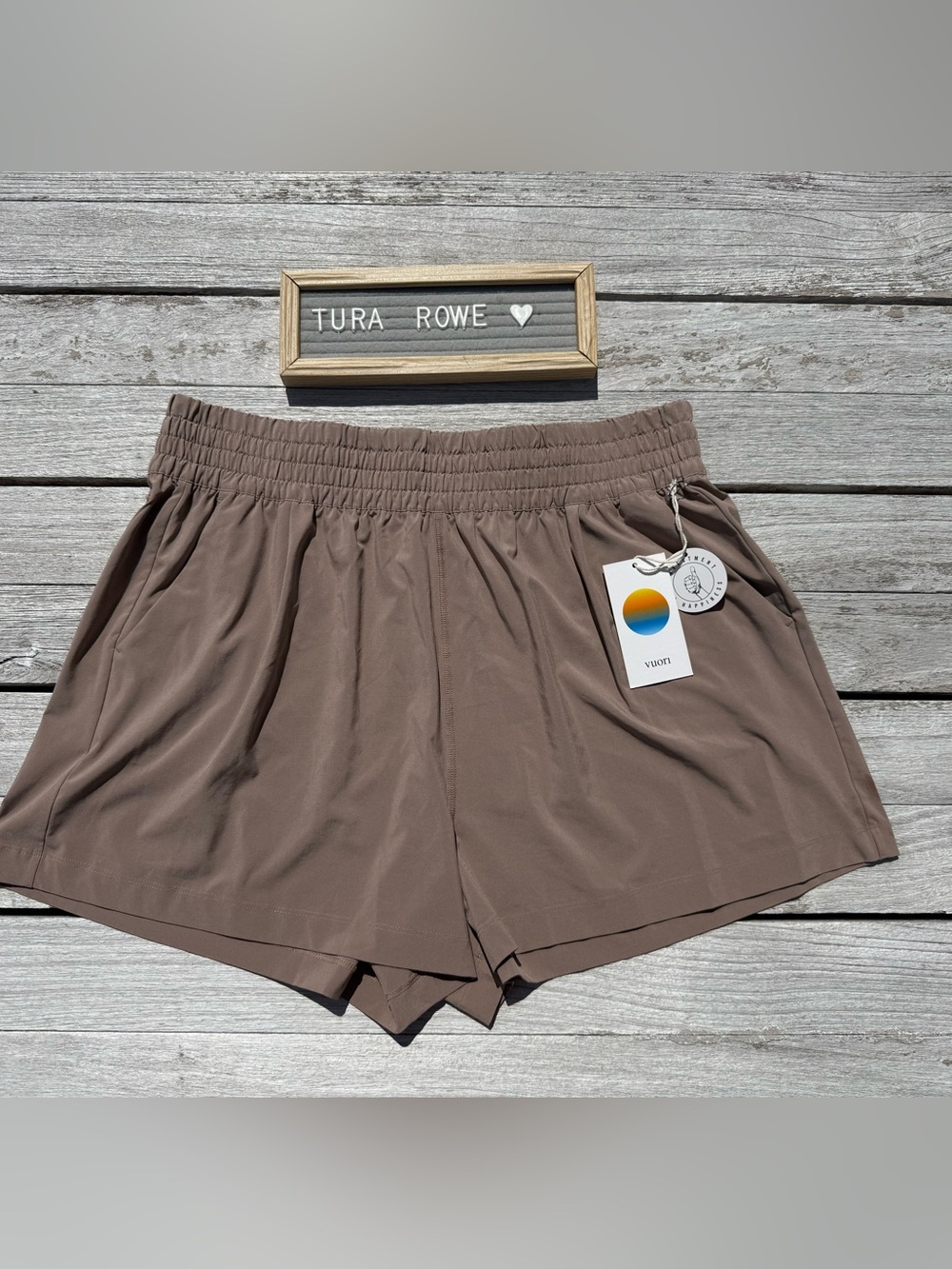 Vuori Villa Short Sorrel Brown Women’s Size XL NWT 🤎✨